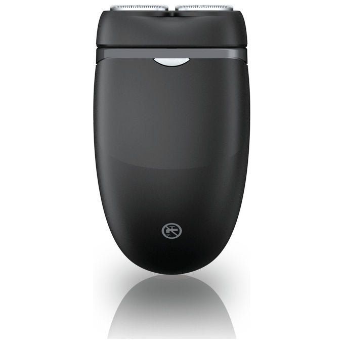 Philips PQ206-18 Rasoio elettrico Rotativo CloseCut 2 testine flottanti autonomia 60 min colore Nero