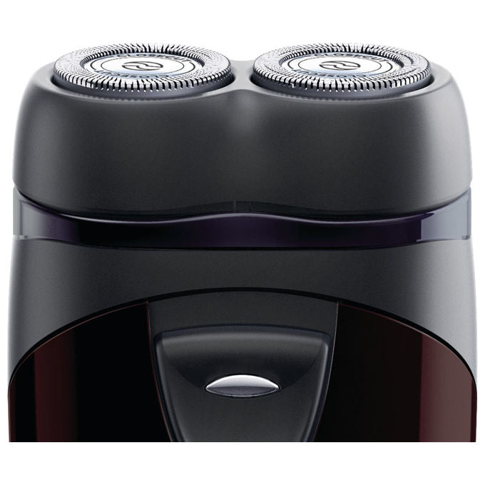 Philips PQ206-18 Rasoio elettrico Rotativo CloseCut 2 testine flottanti autonomia 60 min colore Nero