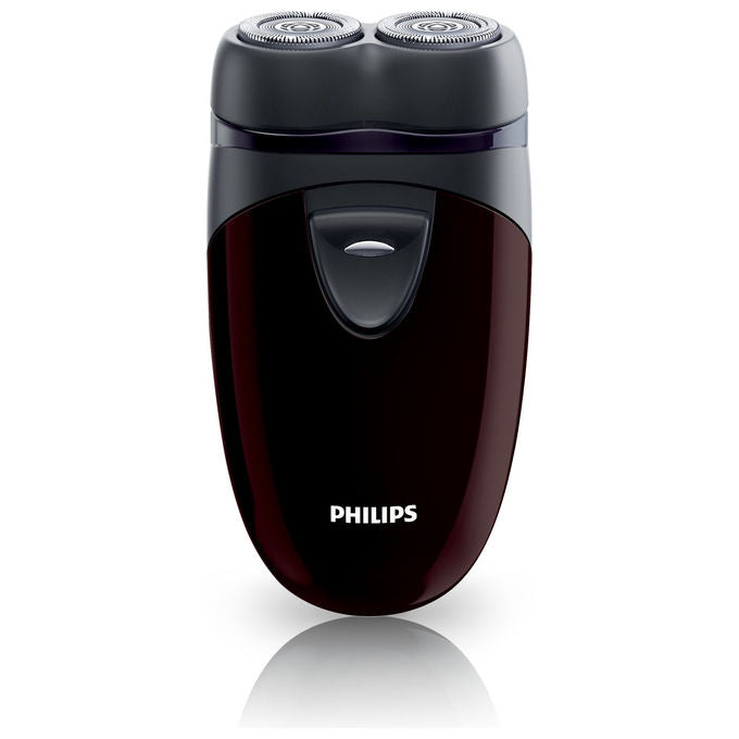 Philips PQ206-18 Rasoio elettrico Rotativo CloseCut 2 testine flottanti autonomia 60 min colore Nero