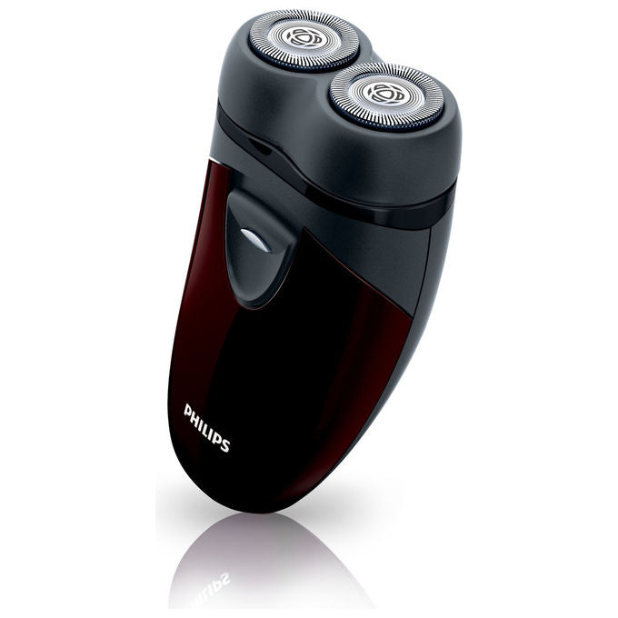 Philips PQ206-18 Rasoio elettrico Rotativo CloseCut 2 testine flottanti autonomia 60 min colore Nero