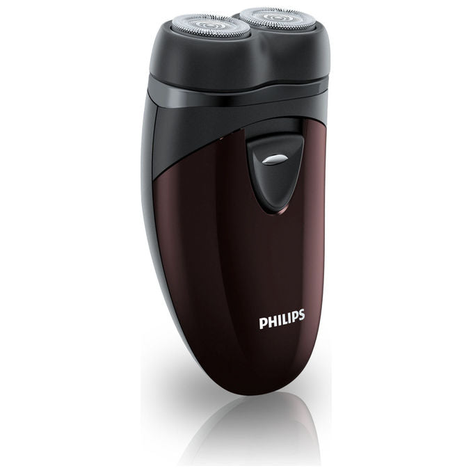 Philips PQ206-18 Rasoio elettrico Rotativo CloseCut 2 testine flottanti autonomia 60 min colore Nero