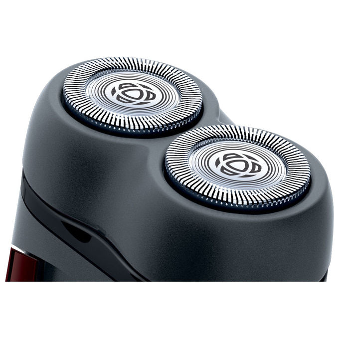 Philips PQ206-18 Rasoio elettrico Rotativo CloseCut 2 testine flottanti autonomia 60 min colore Nero