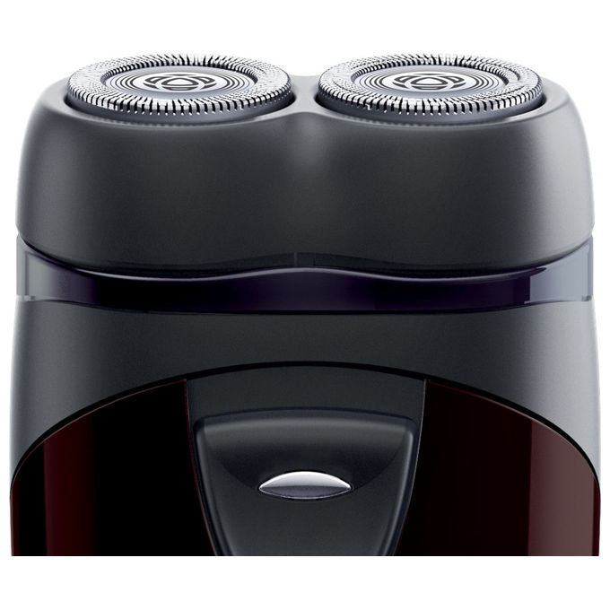 Philips PQ206-18 Rasoio elettrico Rotativo CloseCut 2 testine flottanti autonomia 60 min colore Nero