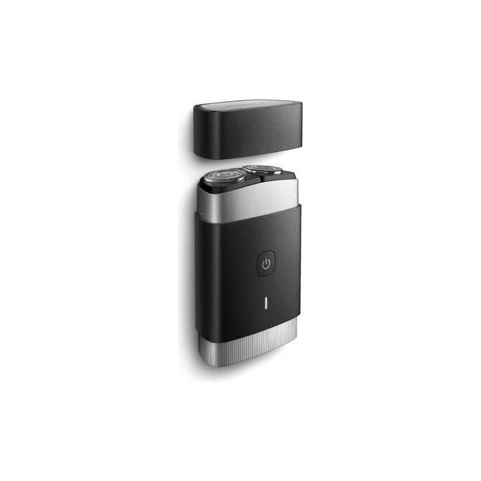 Philips PQ888-06 Rasoio elettrico rotazione bagnato e secco 2 testine autonomia 60 min colore Nero