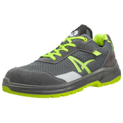 Albatros 647340 Axis Scarpa di Sicurezza S1P FO SR Microfibra e Mesh Traspirante Tomaia Ammortizzata Colore Grigio Verde