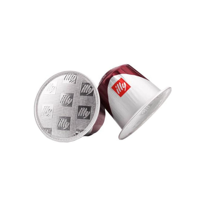 Illy, 50 Capsule Caffe' Intensivo, Alluminio, Compatibili con Nespresso
