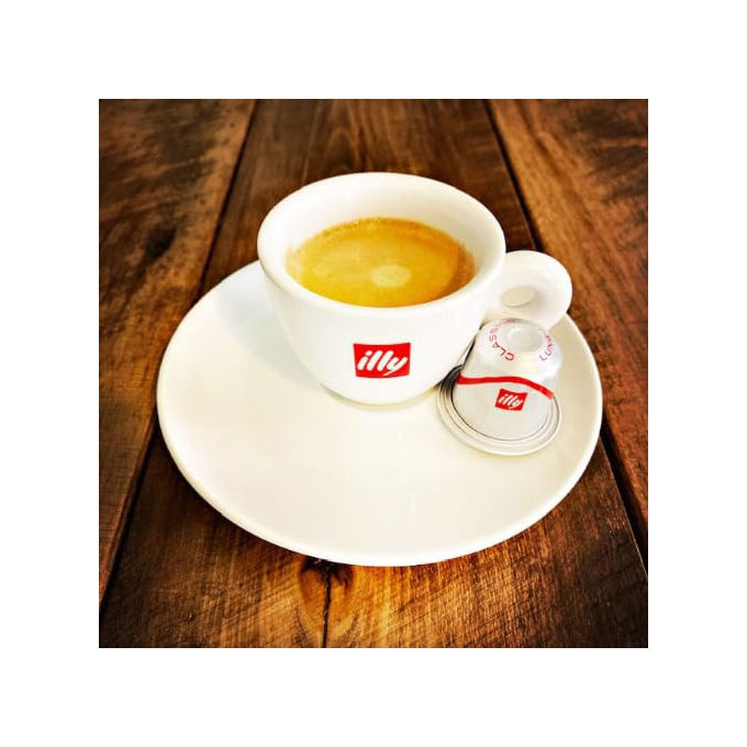 ILLY 50 Capsule Caffe' Miscela Classico Compatibili con Nespresso in Alluminio