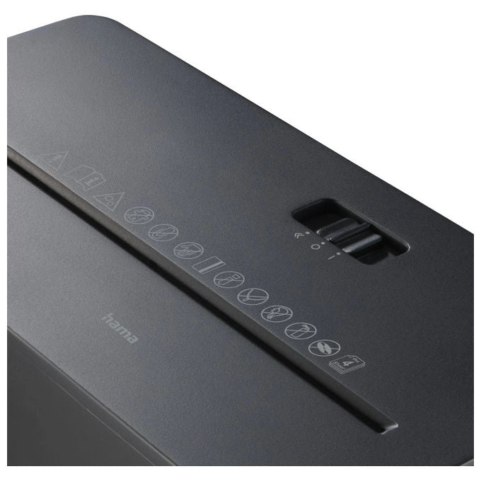 Hama Safe X40-B, Distruggidocumenti a Triturazione Incrociata, 22 cm, Nero