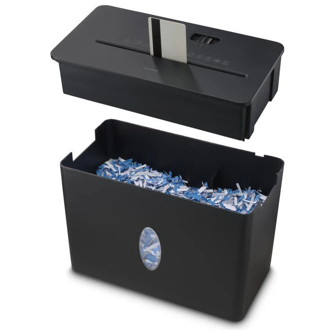 Hama Safe X40-B, Distruggidocumenti a Triturazione Incrociata, 22 cm, Nero