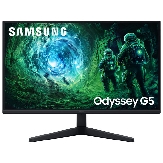 Samsung, Monitor Gaming Odyssey G5, 27 pollici QHD, Flat, 2560x1440, FreeSync Premium