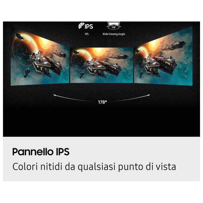 Samsung, Monitor Gaming Odyssey G5, 27 pollici QHD, Flat, 2560x1440, FreeSync Premium