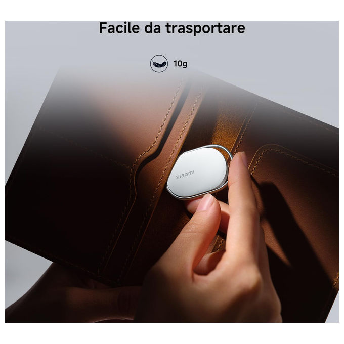 Xiaomi, Smart Tag, Compatibile con Apple Find My e Google Android Find Hub, Localizzatore, IP67, Autonomia 1 Anno