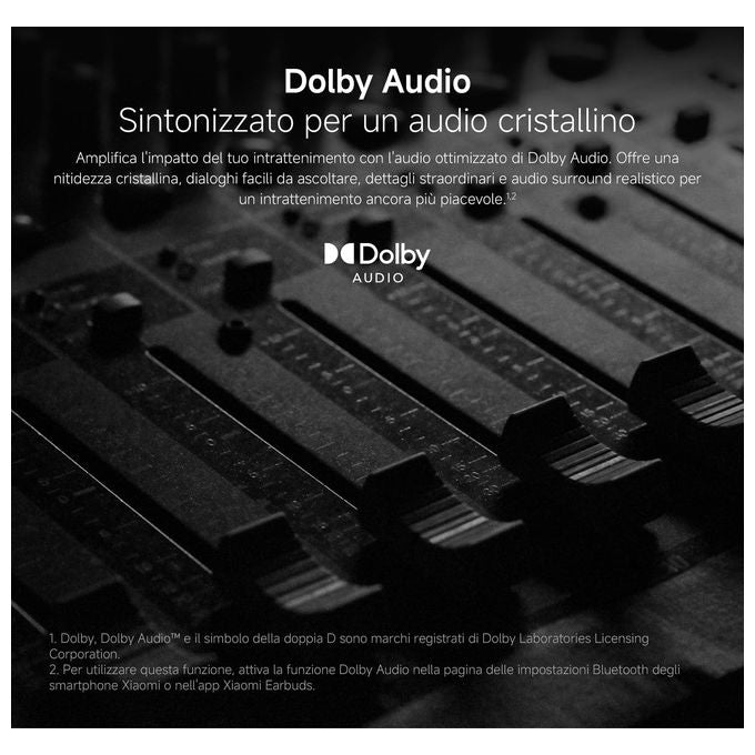Xiaomi, Redmi Buds 8 Pro, Auricolari Bluetooth True Wireless, ANC 55dB, Bianco