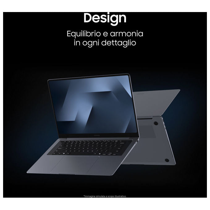 Samsung NP940XJG-KG1IT Galaxy Book6 Pro 14 Intel Core Ultra 7 356H 32GB RAM 1TB SSD colore Grigio