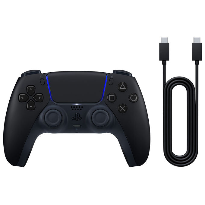 Sony DualSense, Gamepad Nero, Wireless Bluetooth-USB, PlayStation 5, PC