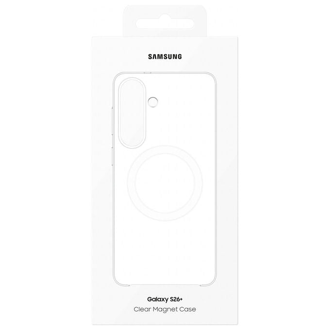 Samsung, Custodia Trasparente Magnetica per Galaxy S26+, Compatibile MagSafe
