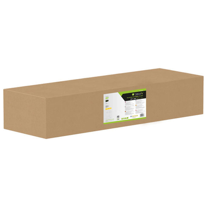 Techly Supporto a Pavimento per TV 32-70, Bianco, Girevole, Altezza Regolabile
