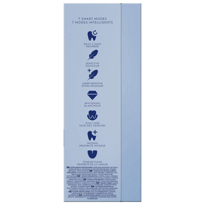 Oral-B 80837837, Spazzolino Elettrico, Adulto, Blu, Bianco, 2 Testine
