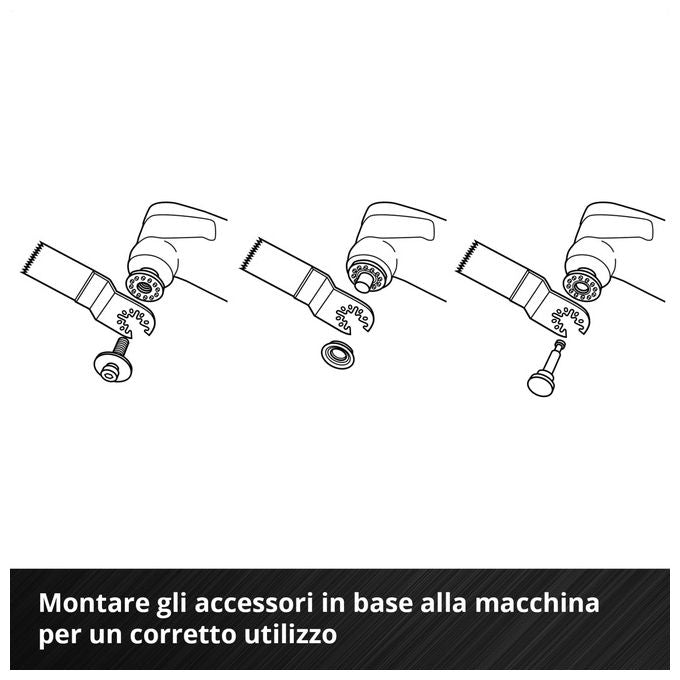 Einhell Accessories Lama Sega a Immersione Bimetallo Metallo e Legno 34mm 40mm Finitura PTFE