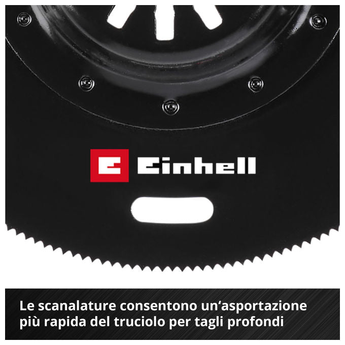 Einhell Accessories Lama a Tuffo Bimetallica Metallo e Legno Ø 88 mm Finitura PTFE