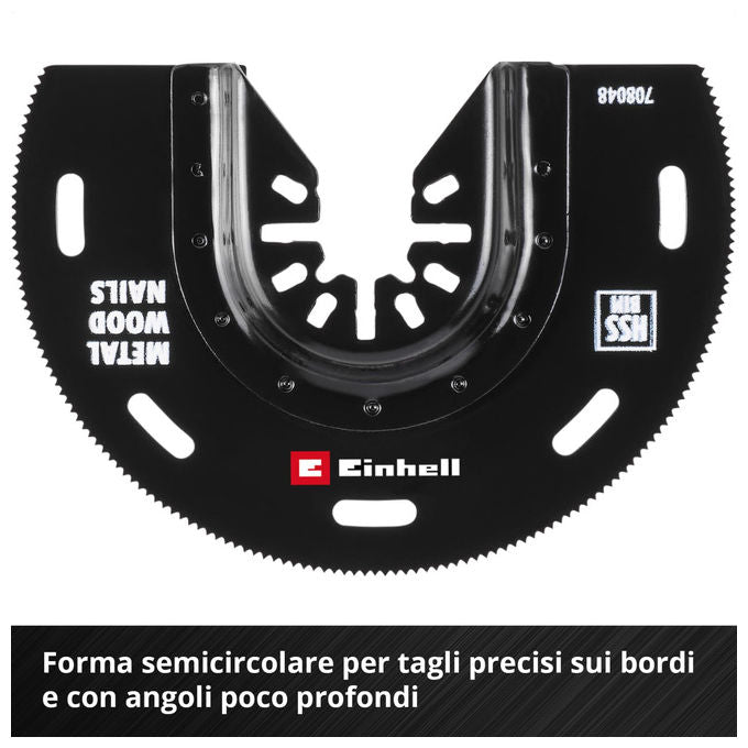 Einhell Accessories Lama a Tuffo Bimetallica Metallo e Legno Ø 88 mm Finitura PTFE