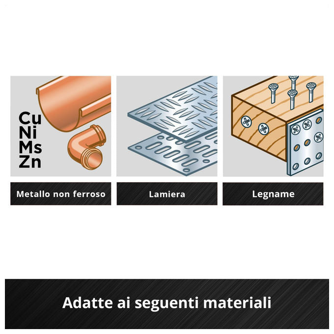 Einhell Accessories Lama a Tuffo Bimetallica Metallo e Legno Ø 88 mm Finitura PTFE