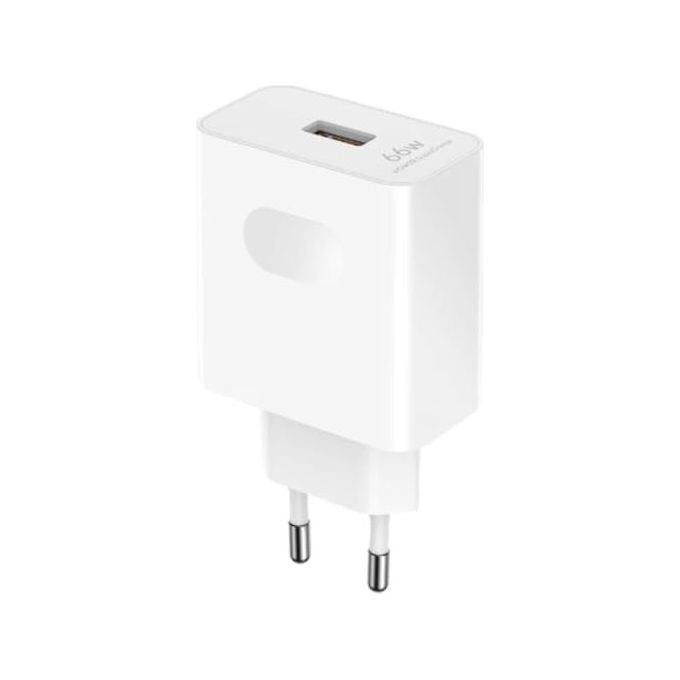 Honor, Caricabatterie SuperCharge 66W, USB-A, con Cavo USB-C, Bianco