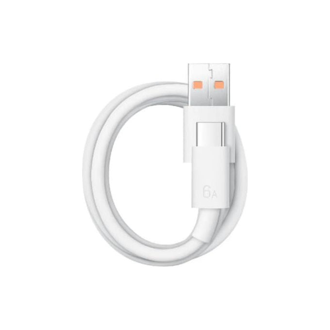 Honor, Caricabatterie SuperCharge 66W, USB-A, con Cavo USB-C, Bianco