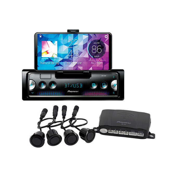 Pioneer autoradio 1 DIN SXT-C10PS touch screen LCD Wi-Fi Bluetooth 4.0 88 W USB Android nero