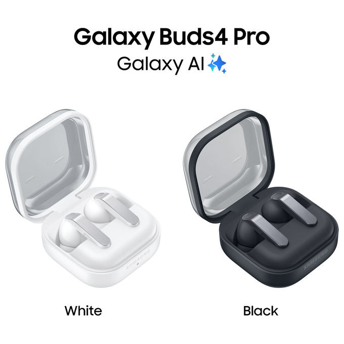 Samsung, Galaxy Buds4 Pro, Nero, Auricolari True Wireless, Audio 360°, ANC Migliorata