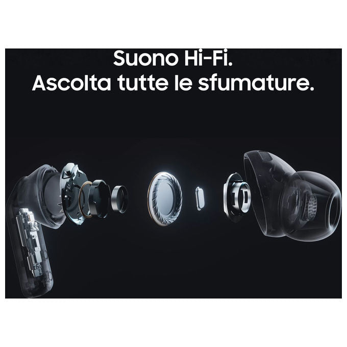 Samsung, Galaxy Buds4 Pro, Nero, Auricolari True Wireless, Audio 360°, ANC Migliorata