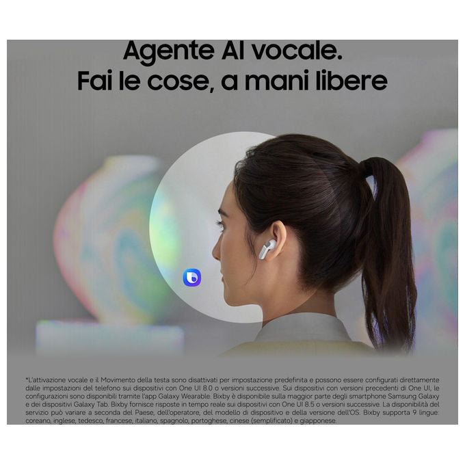 Samsung, Galaxy Buds4 Pro, Nero, Auricolari True Wireless, Audio 360°, ANC Migliorata