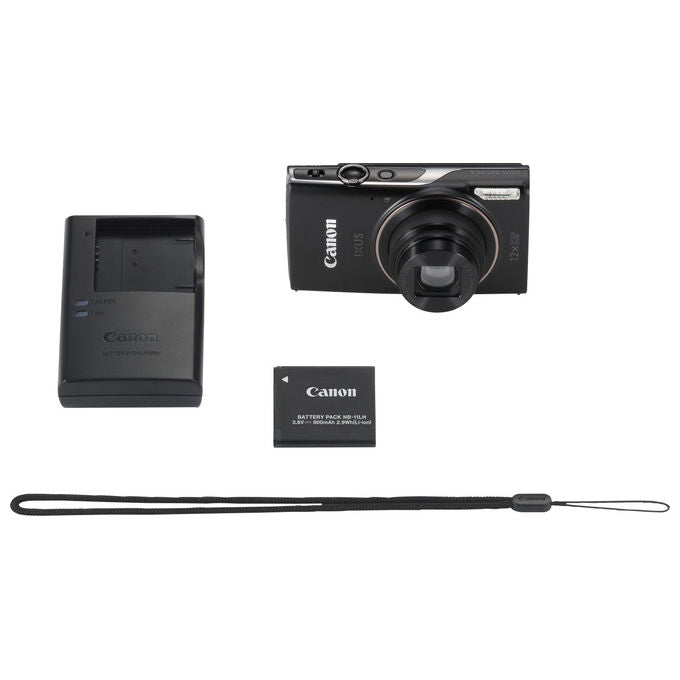 Canon IXUS 285 HS A Fotocamera Compatta 20,2 MP CMOS Zoom Ottico 12x Wi-Fi NFC Full HD colore Nero