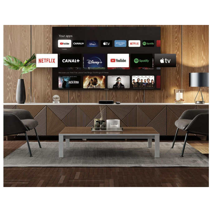 Thomson 245 Streaming Box 4K UHD Google TV Dolby Atmos 2GB RAM 32GB Wi-Fi Bluetooth 5.0 HDMI 2.1 colore Nero