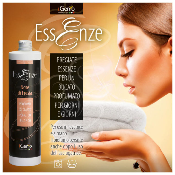 Igenio, Essenza Bucato, Note di Fresia, 500 ml, Fino a 70 lavaggi