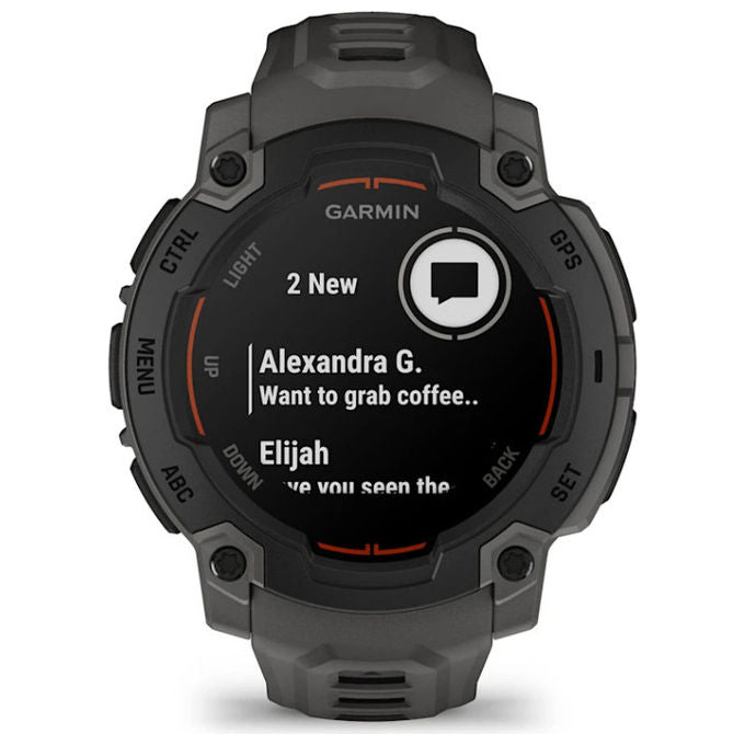 Garmin Instinct E, Orologio Smartwatch, GPS, Display 2,29 cm, Nero Antracite
