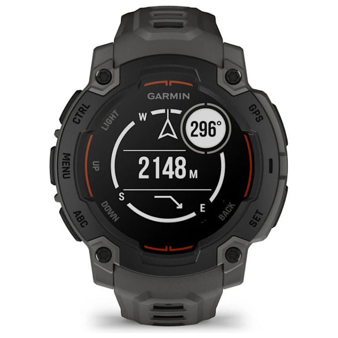 Garmin Instinct E, Orologio Smartwatch, GPS, Display 2,29 cm, Nero Antracite