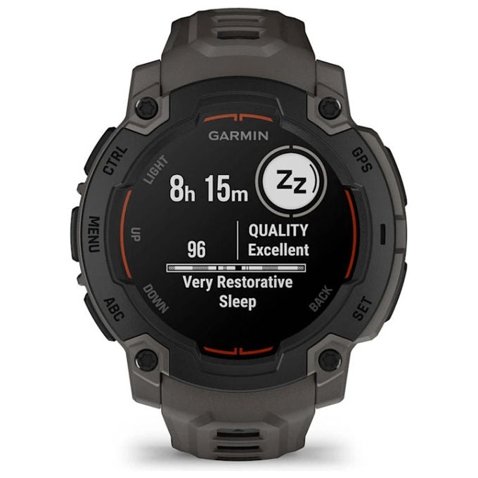 Garmin Instinct E, Orologio Smartwatch, GPS, Display 2,29 cm, Nero Antracite
