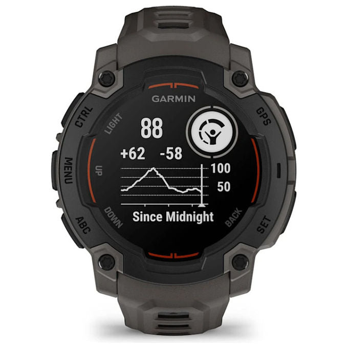 Garmin Instinct E, Orologio Smartwatch, GPS, Display 2,29 cm, Nero Antracite