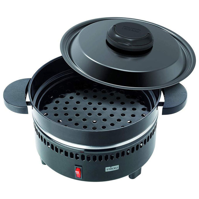 Stöckli Forno per Caldarroste e Patate 500W Nero Elettrico con Spatola