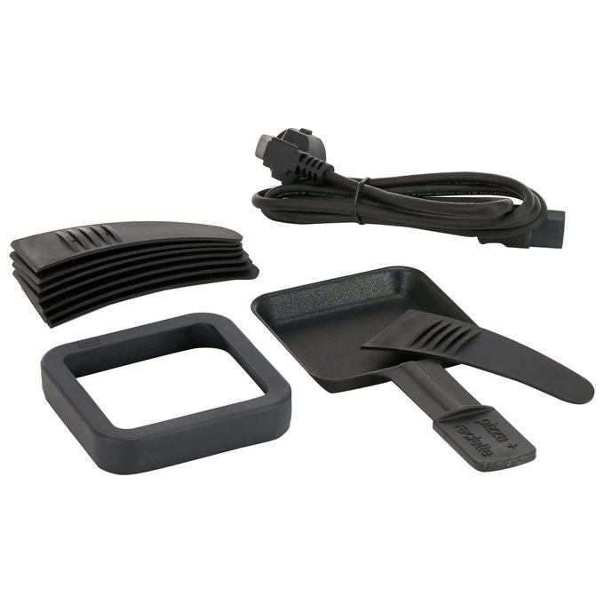Stöckli, Set PizzaGrill, Per 8 Persone, Hot Stone, Bianco, Per Mini Pizza, Raclette e Grigliate
