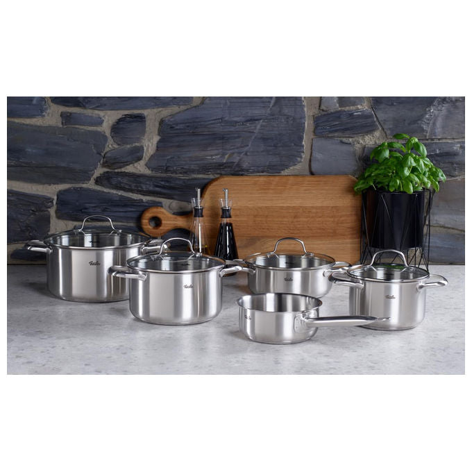 Fissler Pentola in Acciaio Inox San Francisco 1.9 L 16 cm con Coperchio in Vetro