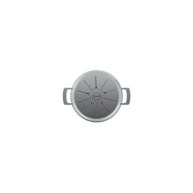 Fissler Pentola Acciaio Inox 24 cm 5.1 l con Coperchio Vetro Phi Collection