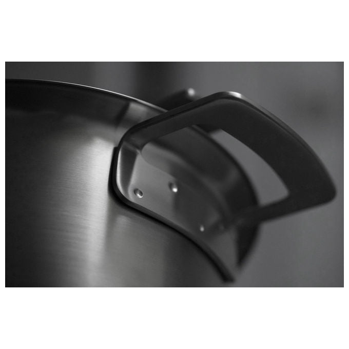Fissler Pentola Acciaio Inox 24 cm 5.1 l con Coperchio Vetro Phi Collection