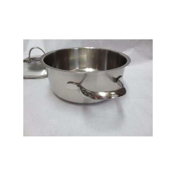 Fissler San Francisco Pentola Rostiera Acciaio 18-10 1.2 L 16 cm con Coperchio Vetro