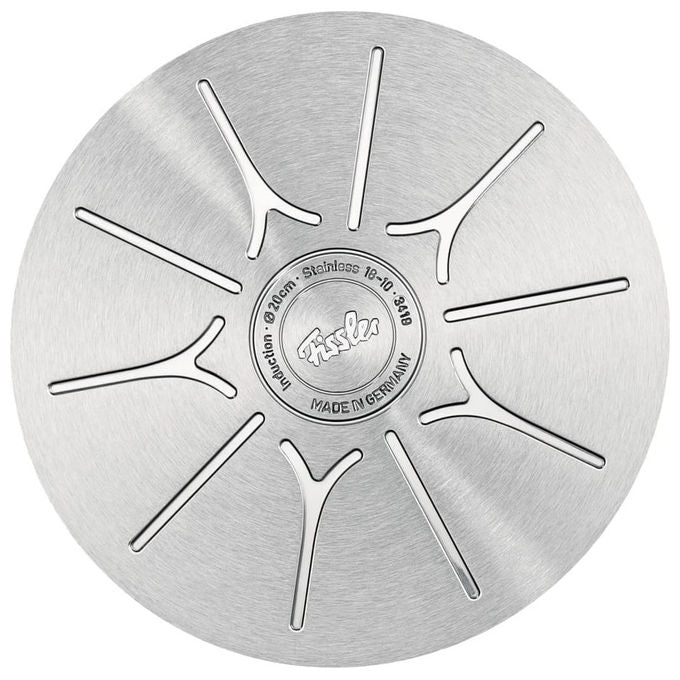 Fissler Pentola Bassa in Acciaio Inox 20 cm 2.6 Litri Original Profi Collection