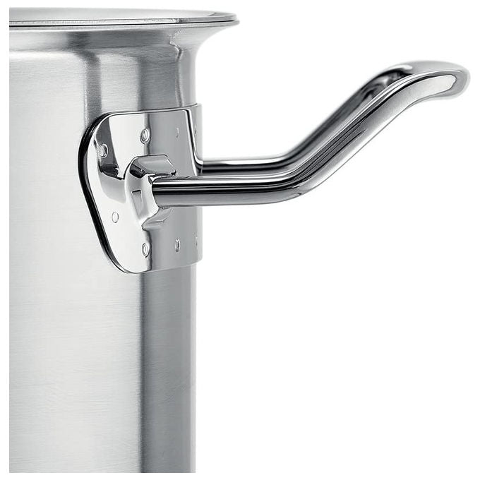 Fissler Pentola per Arrosto Original Profi Collection 24 cm 4.6 Litri Acciaio Inox con Coperchio in Vetro
