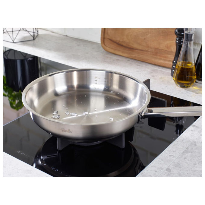 Fissler Padella Acciaio Inox 24 cm Original Profi Collection Induzione
