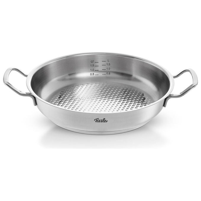 Fissler Tegame Acciaio Inox Novogrill Original Profi Collection 24 cm 2 Litri