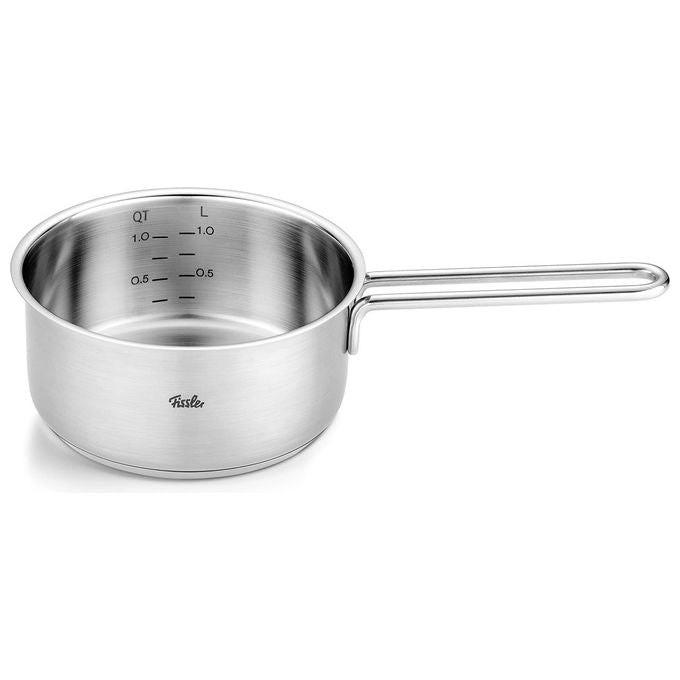 Fissler Set di Pentole 5 Pezzi Acciaio Inox Adatto Induzione Argento